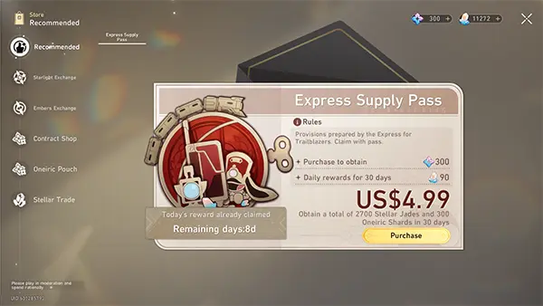 Express Supply Pass
